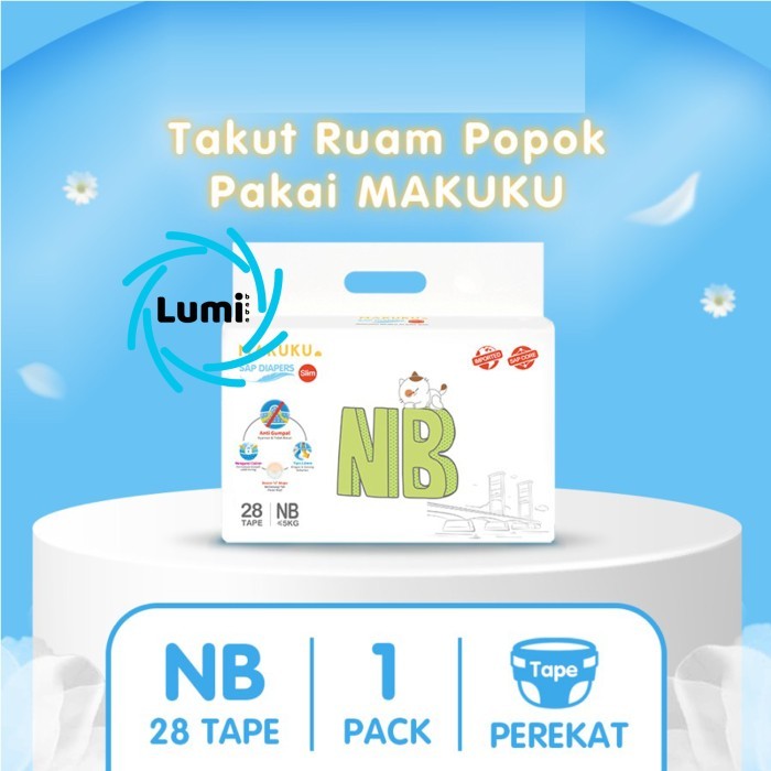 

Makuku Sap Diapers Slim Tape Nb28 S38 Pants M32 L34 Xl32 Xxl28