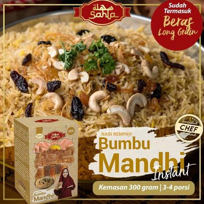 

Nasi Rempah Sahla Bumbu Mandhi Instan 300 gram H85S