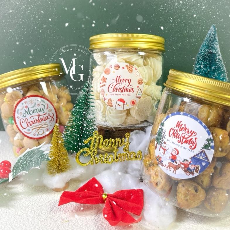

klp (Ready Stock) Hampers Natal / Hampers Christmas / Parcel Hari Raya Natal / Hadiah Bingkisan Natal / Xmas / Merry Christmas / Kado Natal isi 3 Jar 600ml