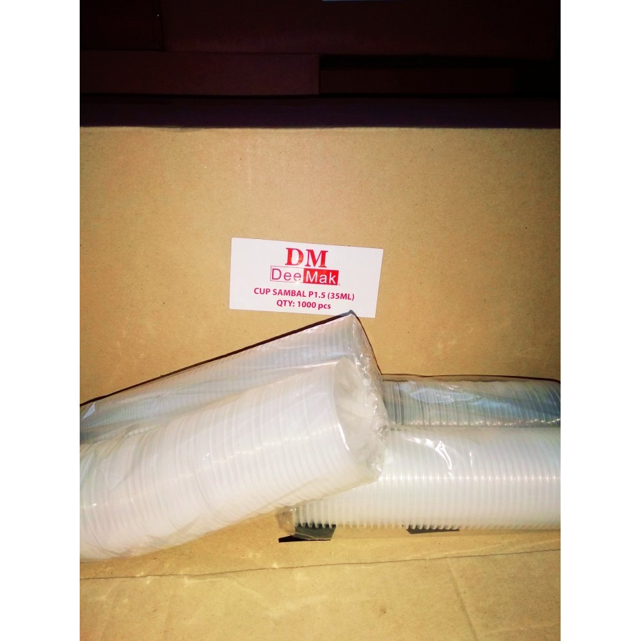 

THINWALL DM SAUCE CUP 35 ML - CUP SAMBEL. - CUP SAOS - ISI 1000SET