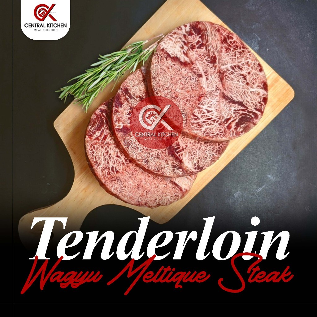 

Daging Sapi Wagyu Round Tenderloin Meltik Meltique Beef Steak 200gr