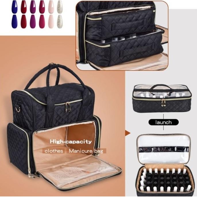Tas Home Service Nail Art Bag - Multifungtion Backpack Ransel Pouch