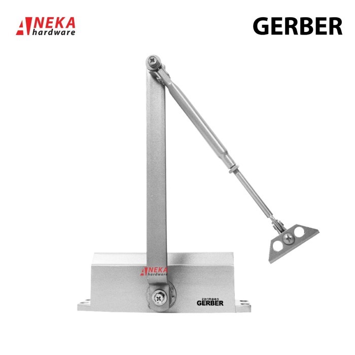 Promo!! Door Closer Gerber A-62 H/O Silver / Penutup Otomatis