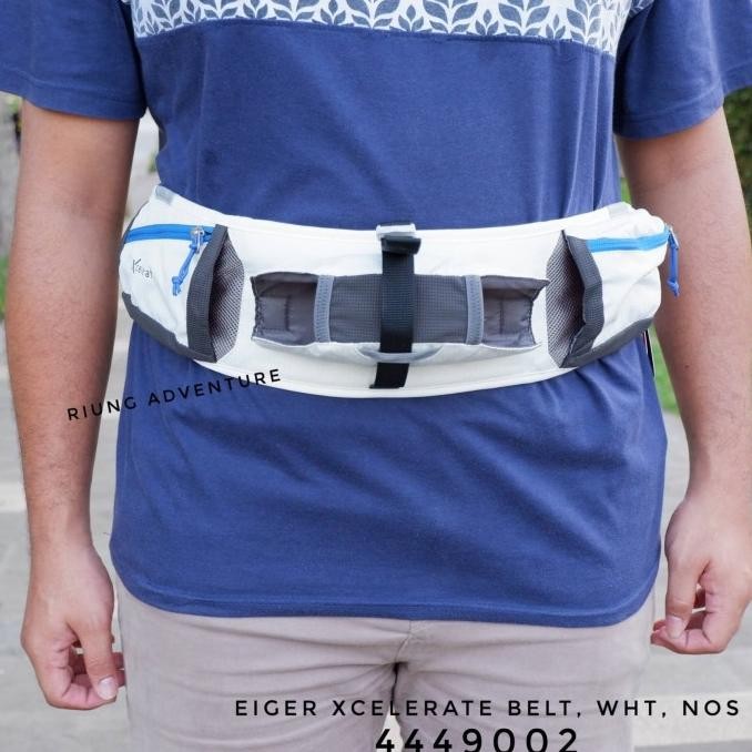 Original Tas Pinggang Sport Outdoor Pria Running Eiger Xcelerate Belt 4449 002