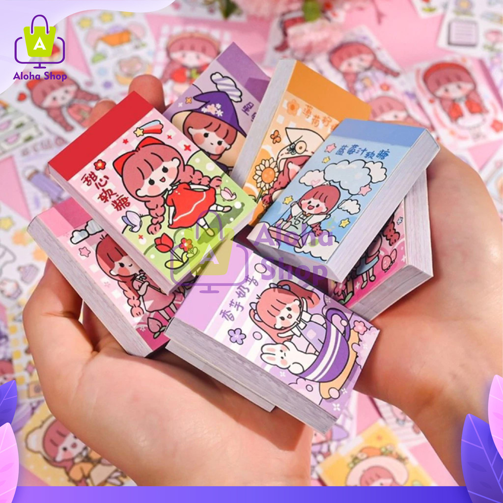 

AS Stiker Buku Kecil Mini Note Washi Karakter Anak Kecil (24 LEMBAR)