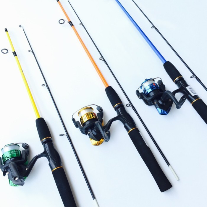 Set Pancing Lengkap Joran Sambung 2 Siap Pakai