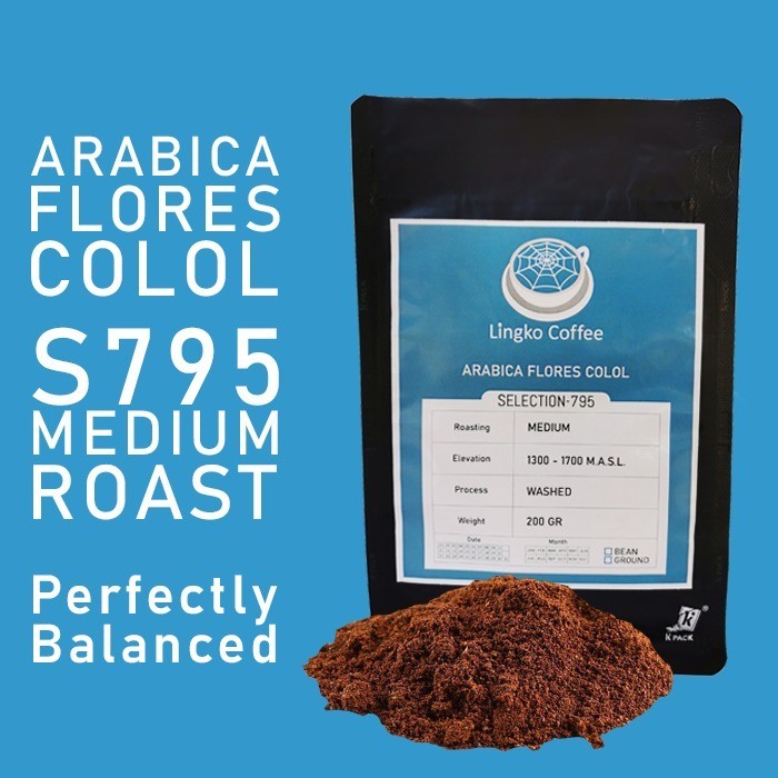 

Kopi Arabika Flores Manggarai Colol - 200 Gr Medium - Bubuk / Biji