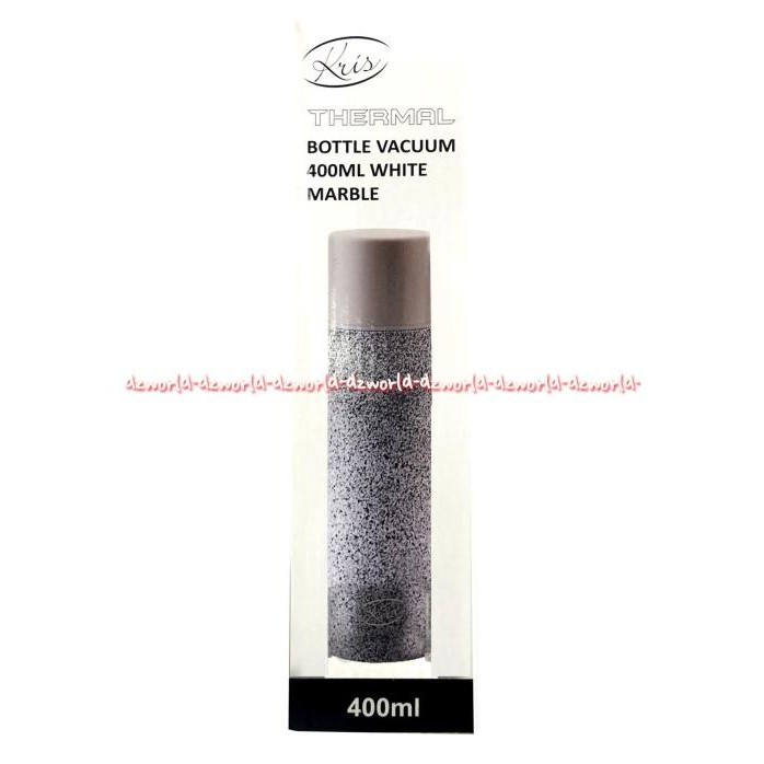 

Kris Thermal Bottle Vacuum 400ml White Marble Botol Minum Panas Tahan