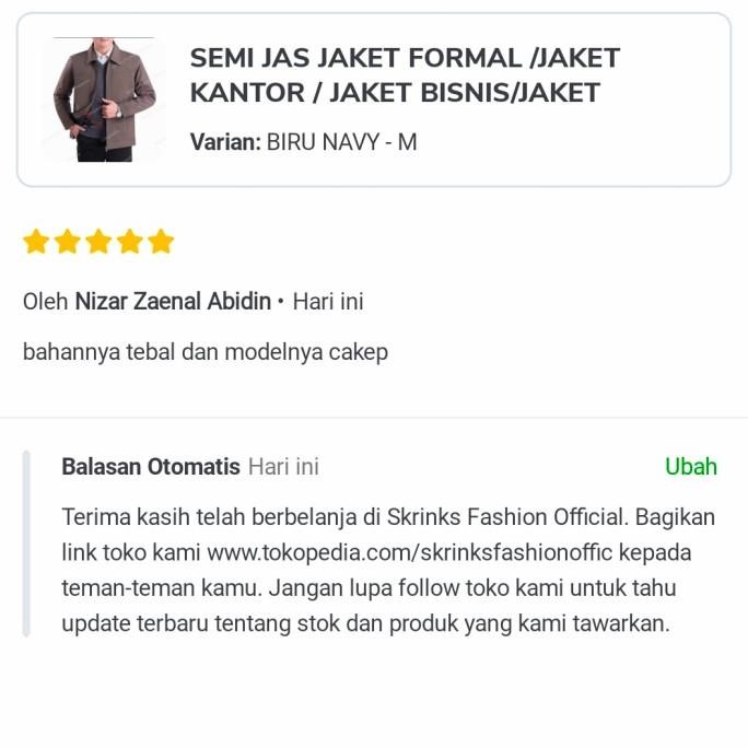 Grosir Semi Jas Jaket Formal /Jaket Kantor / Jaket Bisnis/Jaket Formal Pria M