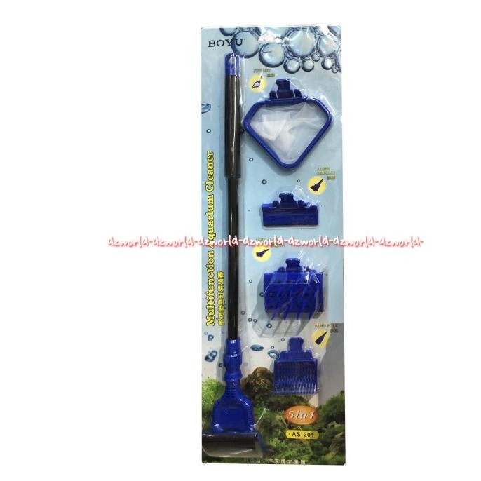 

Boyu Multifunction Aquarium 5in1 Alat Peralatan Aquarium Saringan