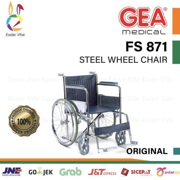 Kursi Roda Gea Fs 875 - Wheelchair Fs875 - Kursi Roda Standar