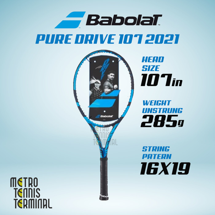 Babolat Pure Drive 107 2021 ( Raket Tenis )