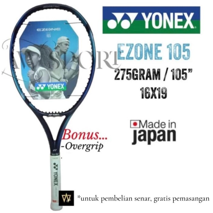 Raket Tenis Yonex EZONE 105 2022 Sky Blue Berat : 275g Original Japan