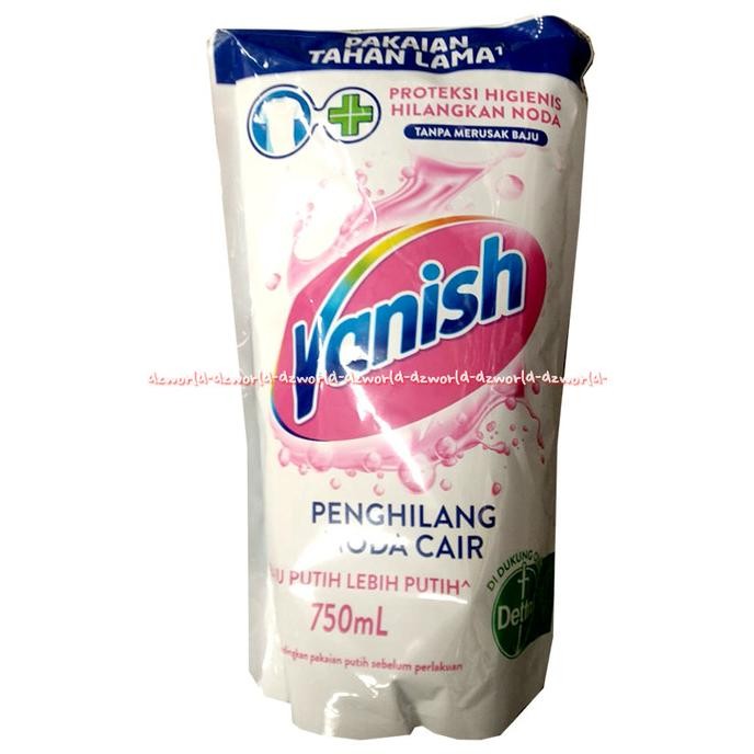 

Vanish White Liquid 750Ml Deterjen Cair Penghilang Noda Baju Putih