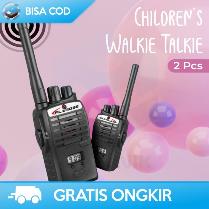 Terlaris Produk WALKIE TALKIE KIDS ALAT KOMUNIKASI UNTUK ANAK MINI PORTABLE 2 PCS