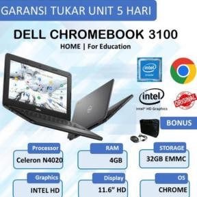 Laptop DELL Chromebook 3100 Non touch 4/160GB Intel Celeron N4020