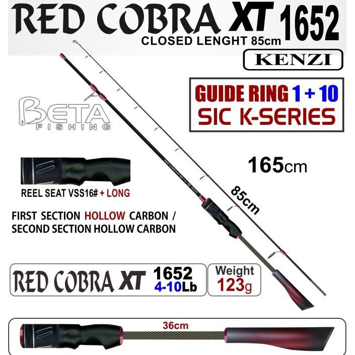 ROD JORAN KENZI RED COBRA 4-10 LB