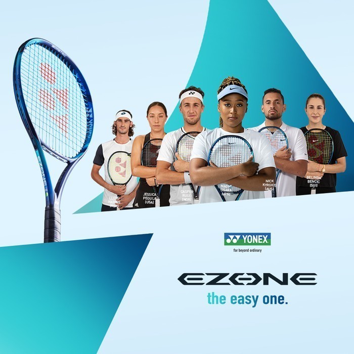 Raket Tenis Yonex Ezone Feel 2022 / Raket Yonex Ezone Feel Sky Blue