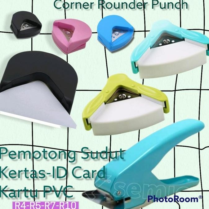 

Diskon! Pemotong sudut kartu/kertas mini CORNER ROUNDER PUNCH