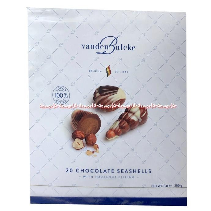 

Varden Bulcke 20 Chocolate Seashells 250gr Cokelat Import