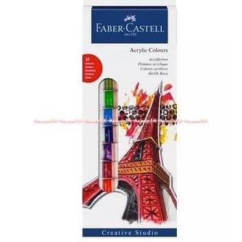 

Faber Castell Acrylic Colour Acrylfarben 12 Colour Cat Akrilik Faber C