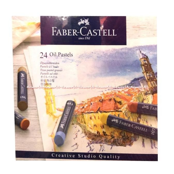

Faber Castell 24 Oil Pastels Colour Crayon Cat Minyak