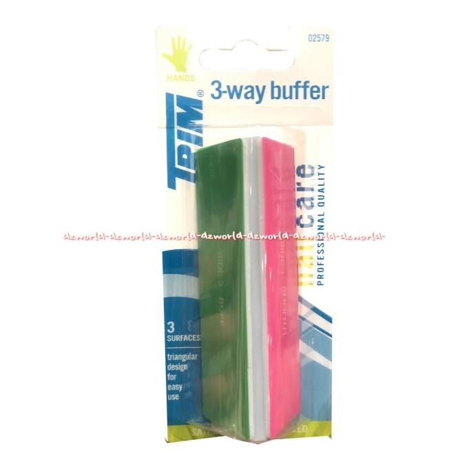 

Trim 3 Way Nail Care Buffer Care Alat Kikir Kuku Berwarna
