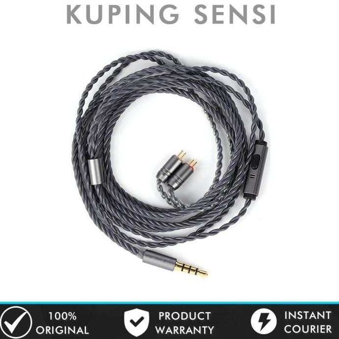 TERMURAH - TRIPOWIN GRACE DSP Kabel with MIC Silver Plated Upgrade Cable