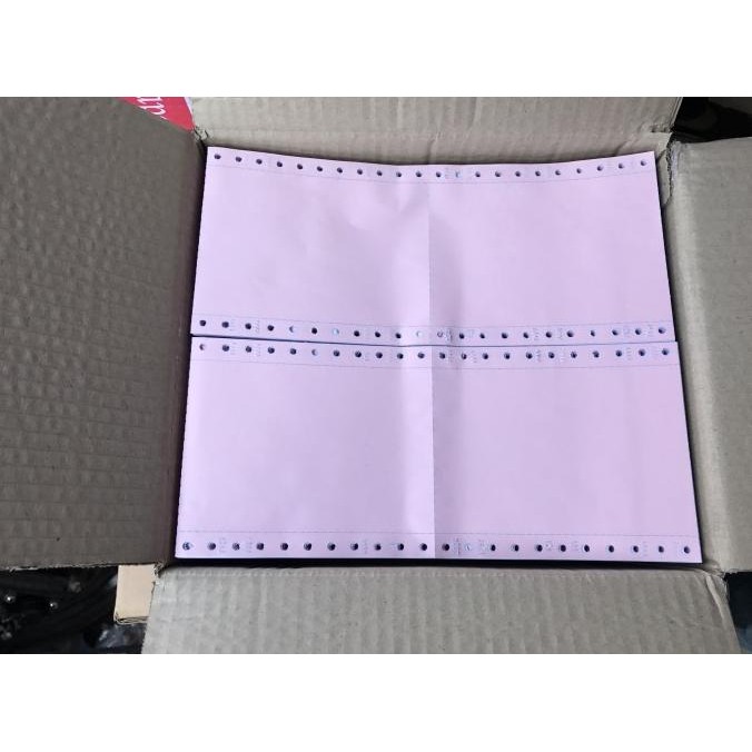 

BEBAS ONGKIR - paper print continuous form 9.5 x 11/2 2 ply kertas continuous