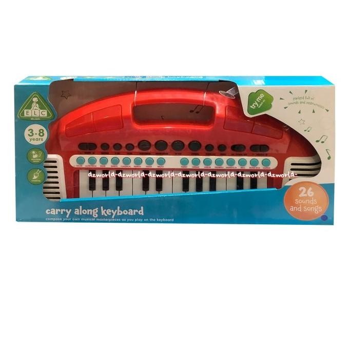 

Elc Carry Along Keyboard Mainan Keyboard Untuk Anak Anak Dengan Lagu