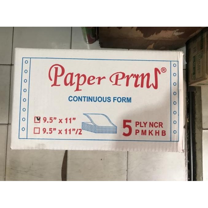 

TERMURAH - paper print continuous form 9.5 x 11 5 ply kertas continuous