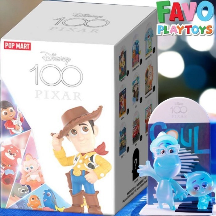 POP MART Disney 100th Anniversary Pixar Series Blind Box Figure Set