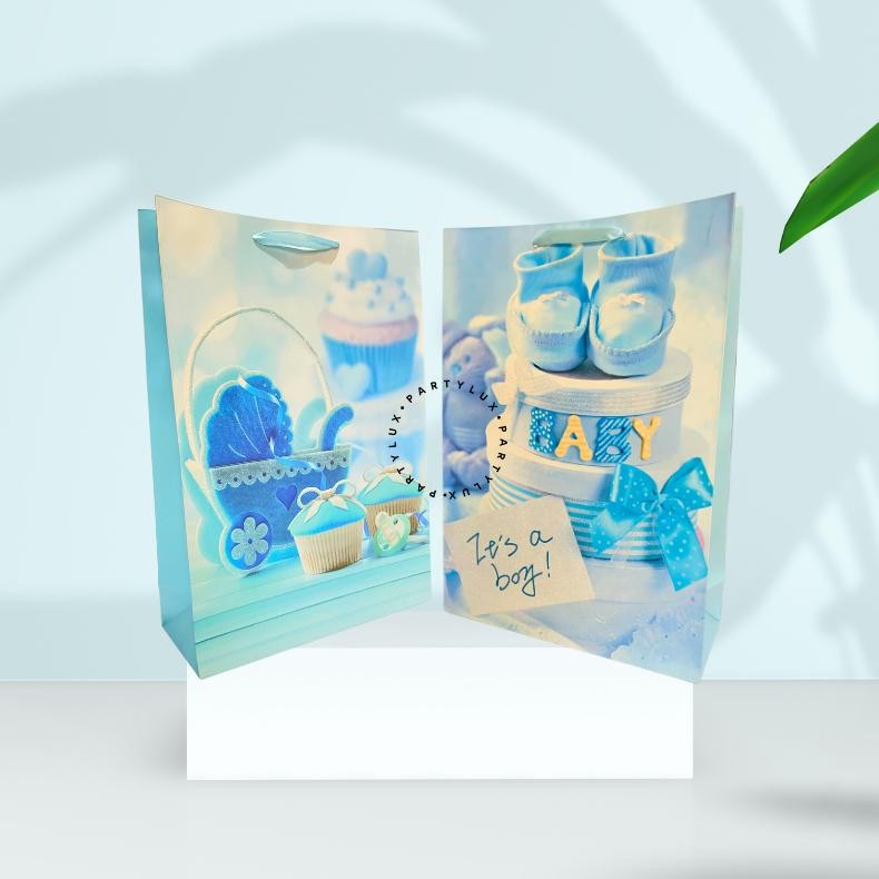 

Paper Bag Kado Baby Shower / Goodie Bag / Tas Kado Glitter Ulang Tahun