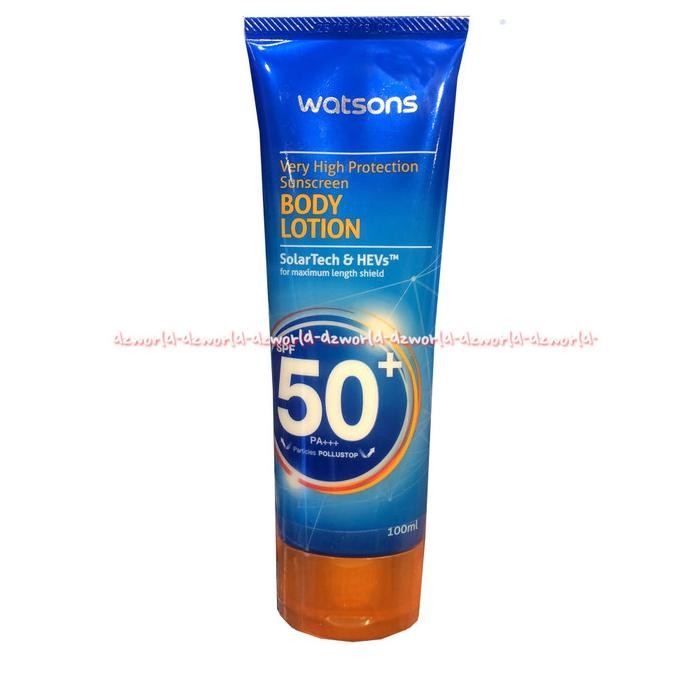 

Watsons Very High Protection Sun Screen Body Lotion SPF 50 100ml