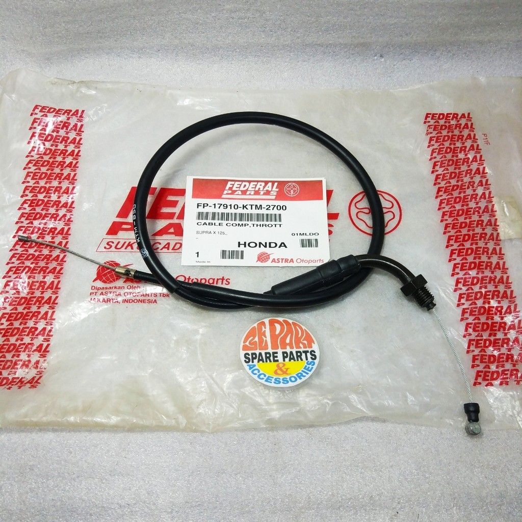 Kabel gas Honda Supra x 125 KTM Federal Limited Item Barang Langka Spare Part Motor Klasik