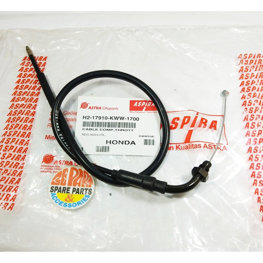 Kabel gas Honda Revo 110 Absolute KWW Limited Item Barang Langka Spare Part Motor Klasik