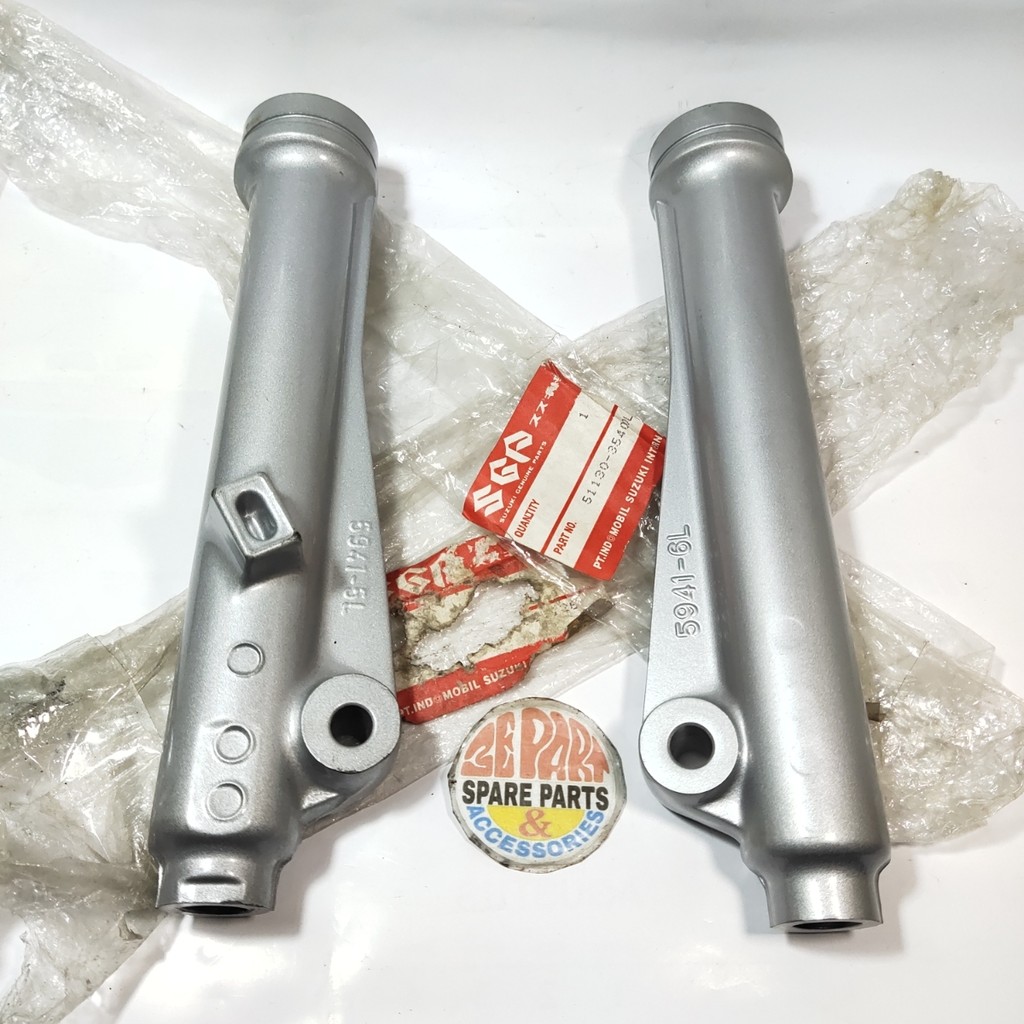 Botom Tabung Shock depan Suzuki RC RC80 RC100 SET Ori SGP Limited Item Barang Langka Spare Part Moto