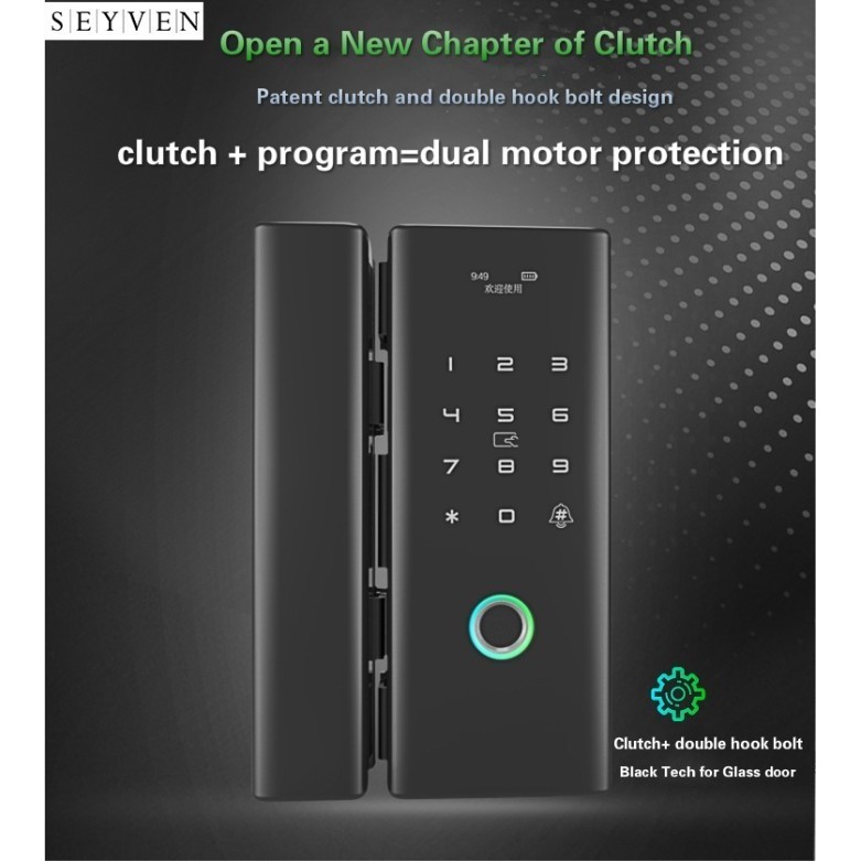 TERBARUUU SEYVEN Smart Door Lock Digital Lock - Sliding Door Lock TUYA / TTLOCK