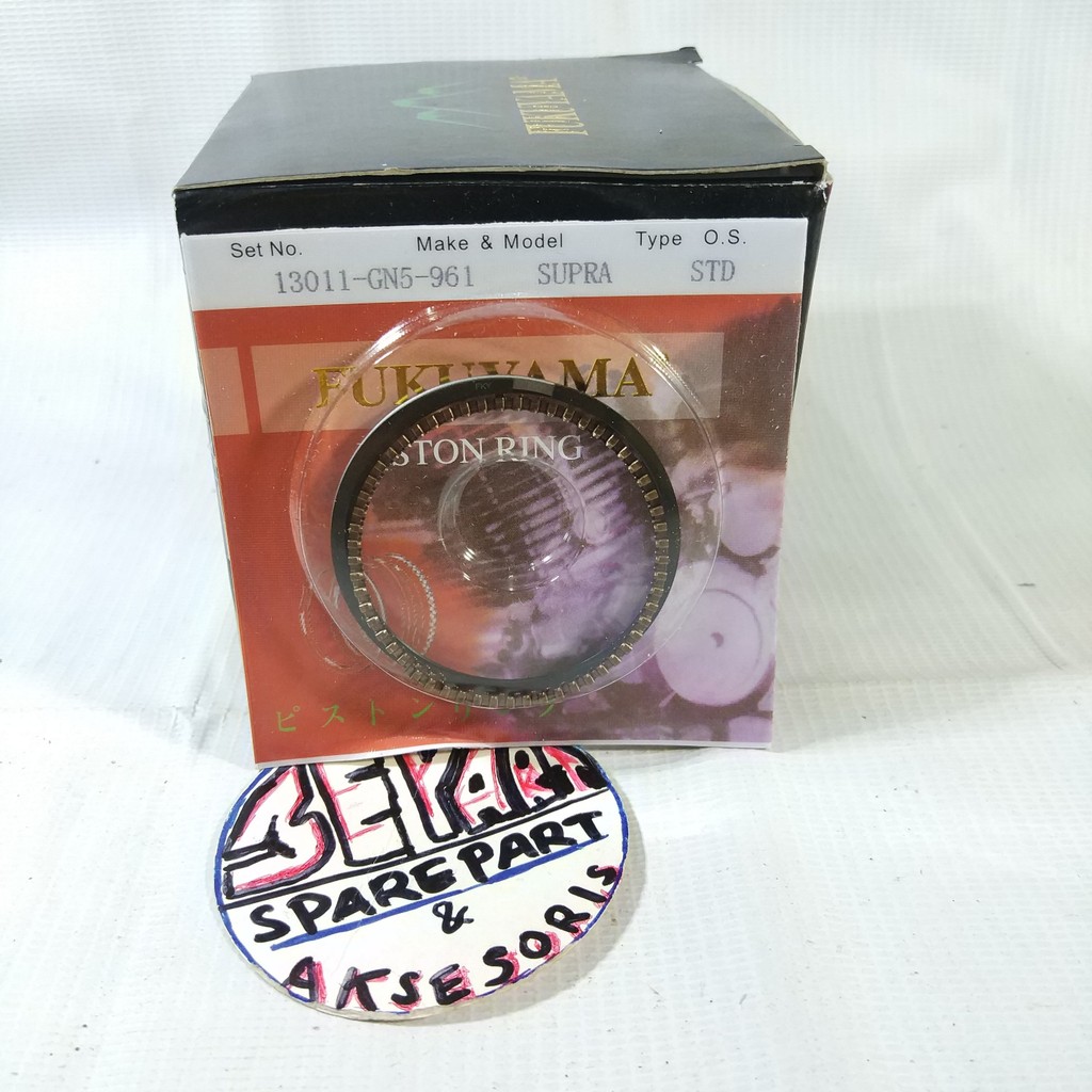 Ring seher GRAND PRIMA SUPRA GN5 Standar 00 Fukuyama Limited Item Barang Langka Spare Part Motor Kla