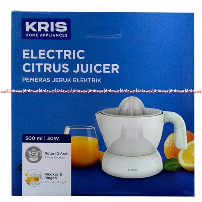 

Kris Citrus Juicer Alat Pemeras Jeruk Kapasita 0,5 Liter Putih