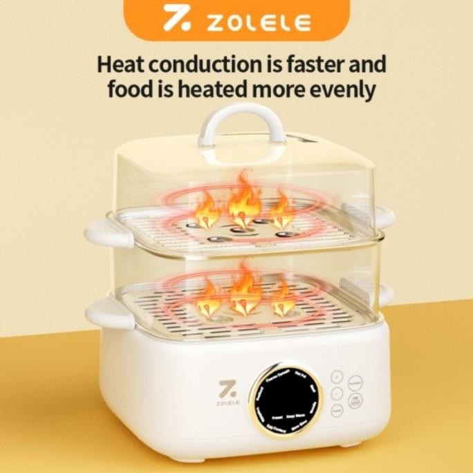 Promo Zolele Multifunctional Electric Steamer Es931 Panci Kukus Listrik