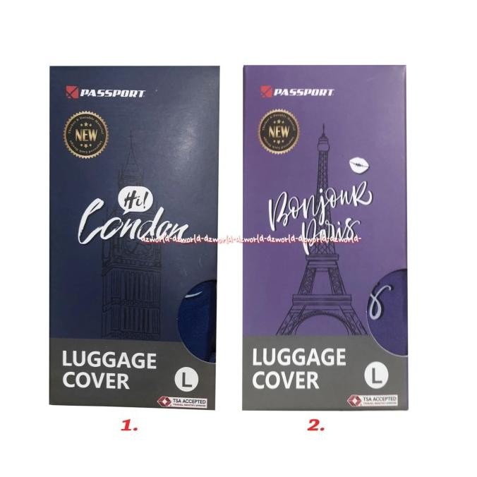 

Pasport Luggage Cover Sarung Koper Ukuran L Pelindung Tas Koper Motif