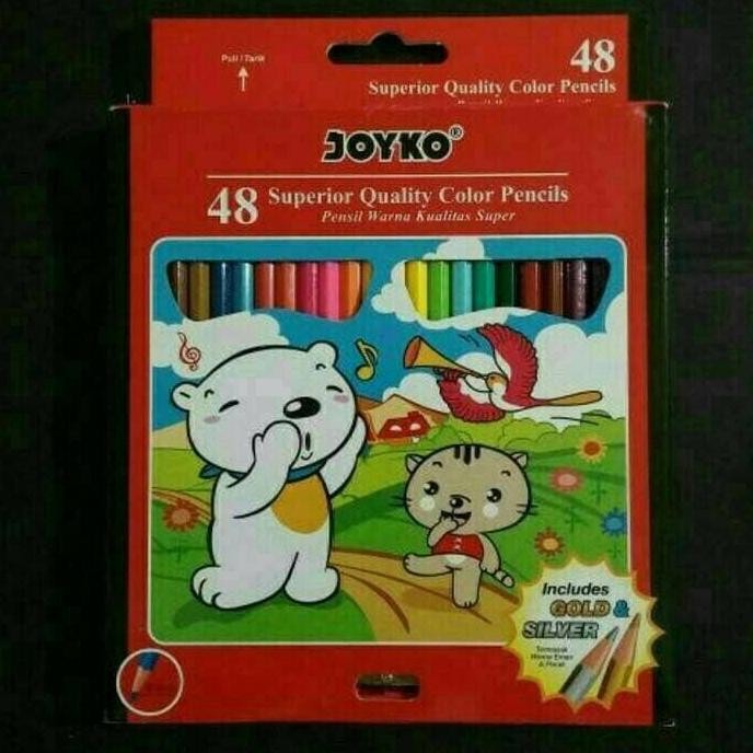

Best Seller PENSIL WARNA JOYKO 48 WARNA PANJANG COLOR PENCIL