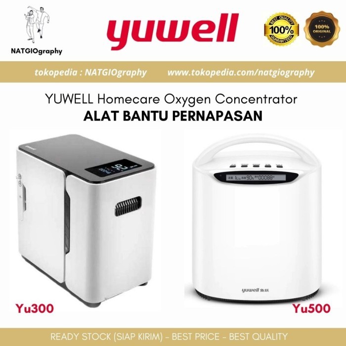 YUWELL - YU300 YU500 Oxygen Concentrator Mesin Oksigen