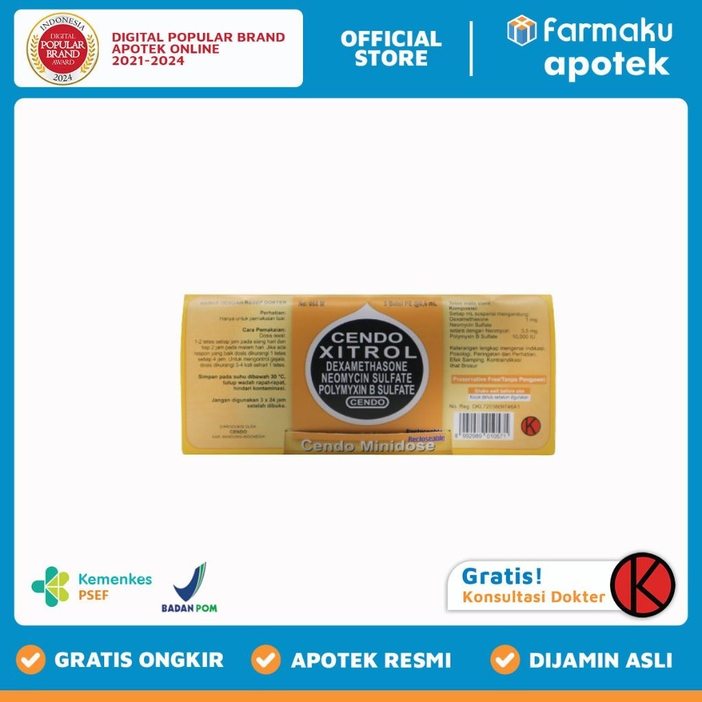 Cendo Xitrol Strip 5 Minidose 0.6 ml - HBK