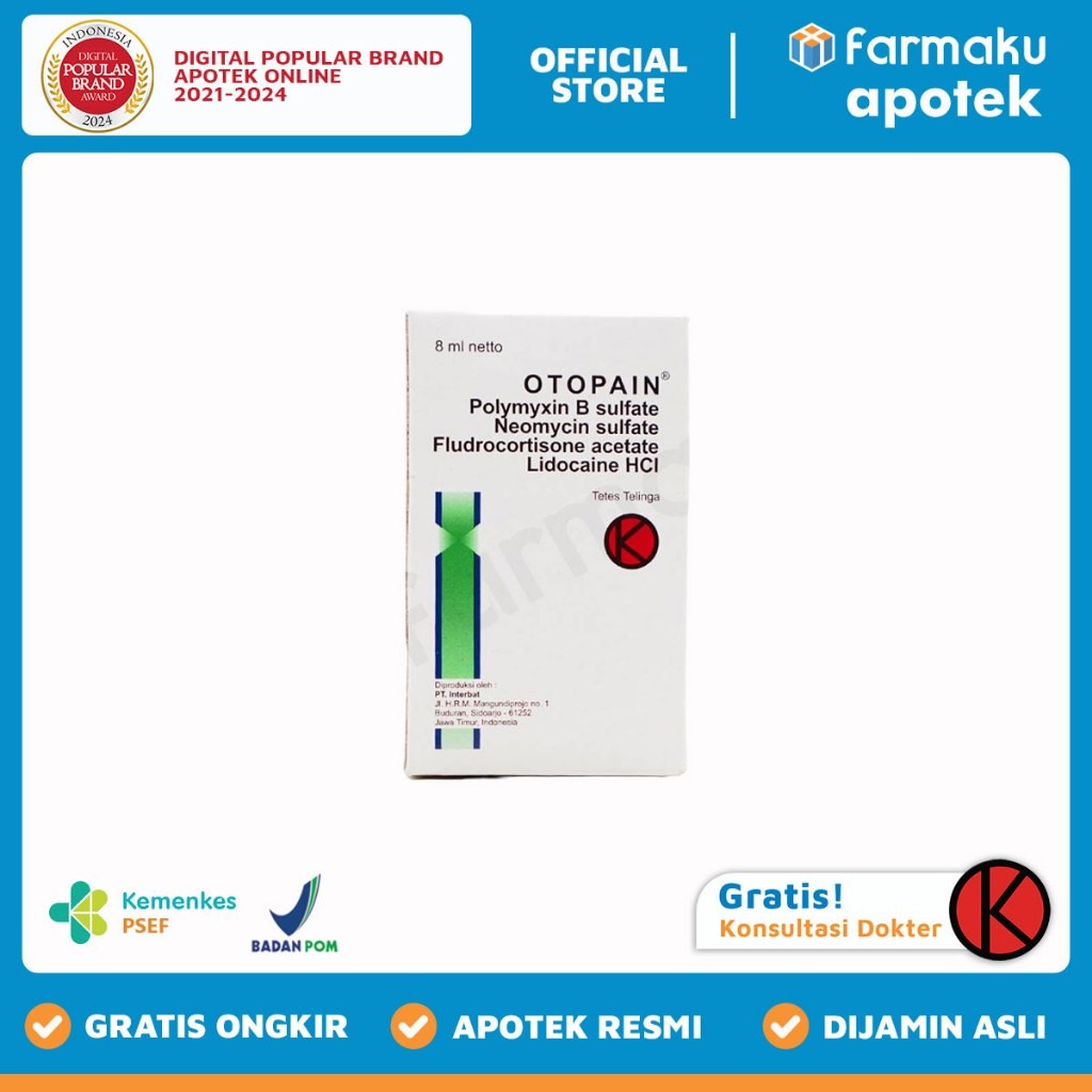 Otopain Ear Drop 8 ml - HBK