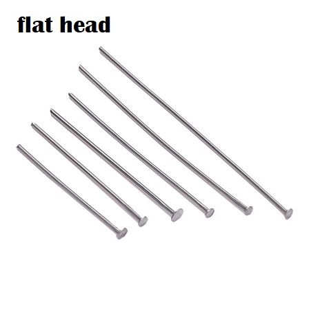 

GV750 Flat Head Pins or Flat Eye Pins (10pcs) OBRAL