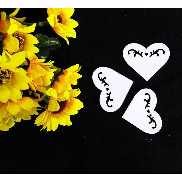 

EG604 Paper Hang Tags - Love Brder Shape Blank Tag (10pcs) STOK TERBATAS