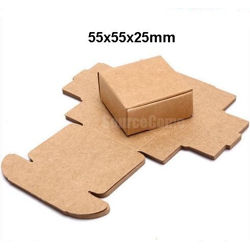 

TI593 Kraft Paper Box - Kotak Gift Bahan Kertas Kraft NEW