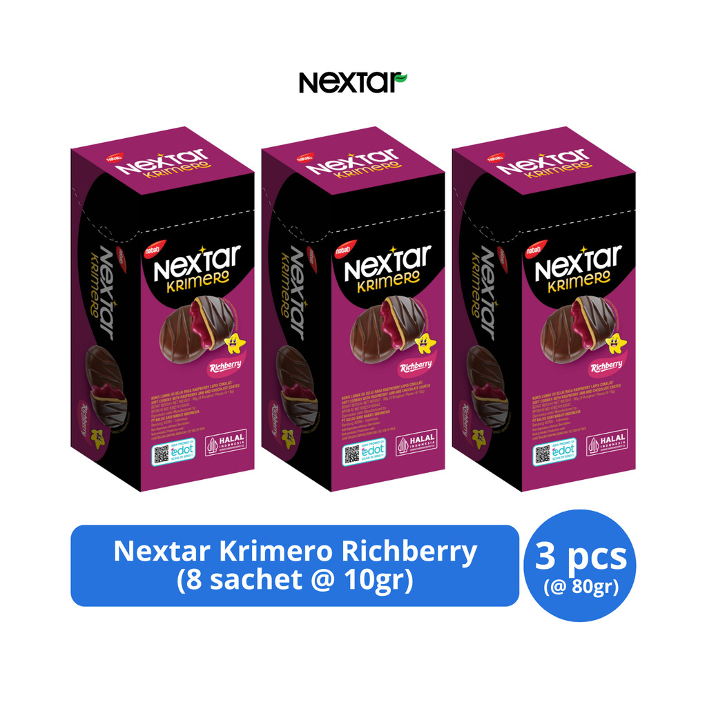 

Nextar Krimero Richberry 80gr (8s @ 10gr) x 3 pcs